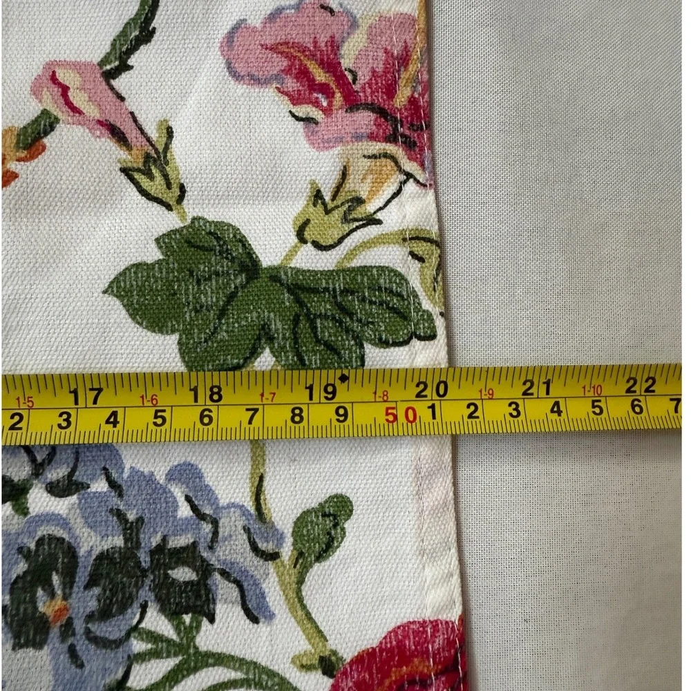 Lauren Ralph Lauren Set of 7 Daniella Floral Cotton Napkin 20x19 Vintage Cottage